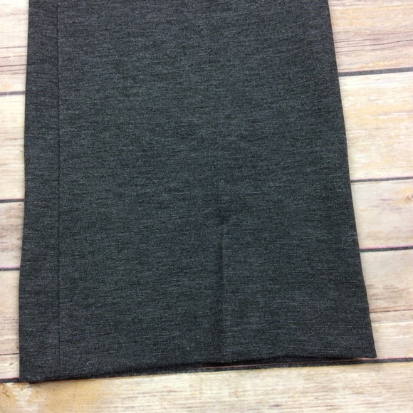 ❗️SOLD❗️Express Editor Gray Slim Flare Dress Pants - Picture 6 of 8